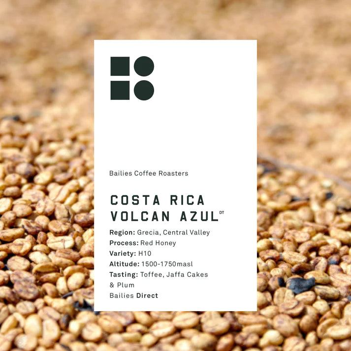 Bailies Coffee | Costa Rica Volcan Azul | RED Honey Microlot | 250g